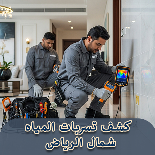 كشف تسربات المياه شمال الرياض